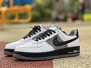 Nike Air Force 1 Low White Dark Grey Black Shoes 553689-609 - 5