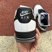 Nike Air Force 1 Low White Dark Grey Black Shoes 553689-609 - 4