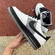 Nike Air Force 1 Low White Dark Grey Black Shoes 553689-609 - 2