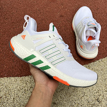 Adidas Equipment BOOST White Green Red Men Running Jogging Sports Shoes H02751