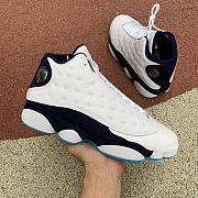 Jordan 13 Retro Obsidian Powder Blue White shoes 414571-144 - 1