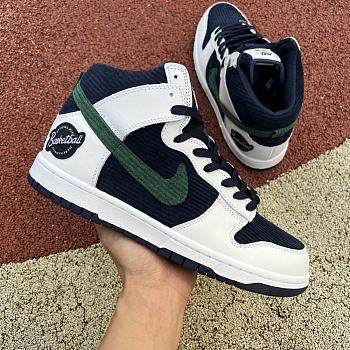 Nike Dunk High Sports Specialties White Navy DH0953-400