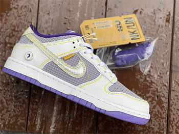 Union Nike Dunk Low Purple Gold DJ9649-500 