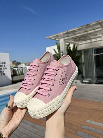 Prada Wheel Re-Nylon Gabardine sneakers Pink - 01