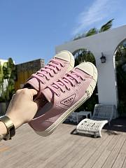 Prada Wheel Re-Nylon Gabardine sneakers Pink - 01 - 2