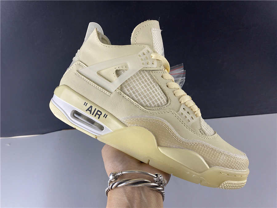 Air Jordan 4 RERO x Off-White - AQ9129-100 - amokick.ru