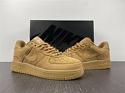 SUP REME X NIKE AIR FORCE 1 LOW SP WHEAT - dn1555-200 - 1