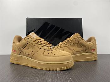 SUP REME X NIKE AIR FORCE 1 LOW SP WHEAT - dn1555-200