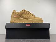 SUP REME X NIKE AIR FORCE 1 LOW SP WHEAT - dn1555-200 - 6