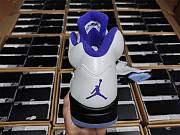 n Air Jordan5 CONCORD Kang buckle white black blue purple   - 5