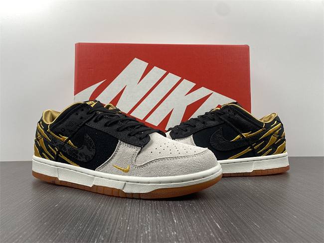 Nike DUNK LOW CNY Black and Yellow Tiger - DQ4978-001  - 1
