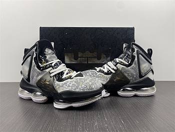 NIKE LeBron XIX EP basketball shoes black and gray - DC9340-100