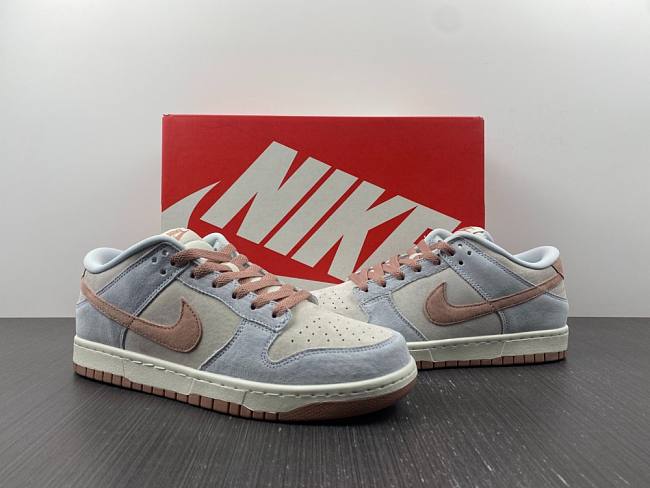 NIKE DUNK LOW Grey Blue Pink Fossil Rose - DH7577-001 - 1