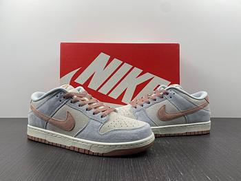 NIKE DUNK LOW Grey Blue Pink Fossil Rose - DH7577-001