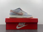 NIKE DUNK LOW Grey Blue Pink Fossil Rose - DH7577-001 - 6