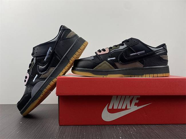 Nike NIKE DUNK SCRAP Black Brown - DB0500-001  - 1