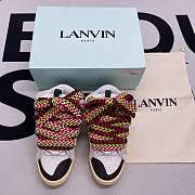 Lanvin Leather Curb Black White - 5