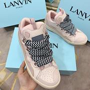 Lanvin Curb suede trim sneakers shoes - 3