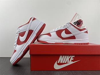 NIKE DUNK LOW RETRO Red White University Red - DD1391-600