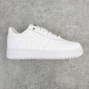 Bape sta Low Patent Leather White - 5