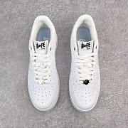 Bape sta Low Patent Leather White - 6