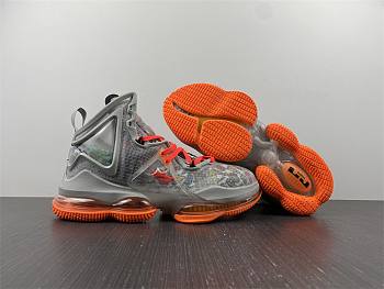NIKE LeBron XIX EP Men's/Women's Basketball Shoes orange grey -  DC9340-100