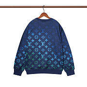 LV Sweatshirt  Gradient Print Logo - free ship - 6