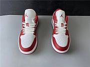 Air Jordan 1 Low Gym Red White - 553558-611 - 5