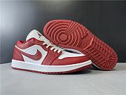 Air Jordan 1 Low Gym Red White - 553558-611 - 3
