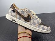 Nike Air Force 1 LV Low LV rice white brown with LV case - 3