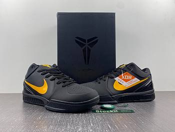 Nike Kobe 4 Protro Black and Yellow FQ3544-001