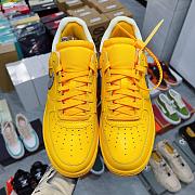 Nike Air Force 1 Low Off-White ICA University Gold - DD1876-700 - 4