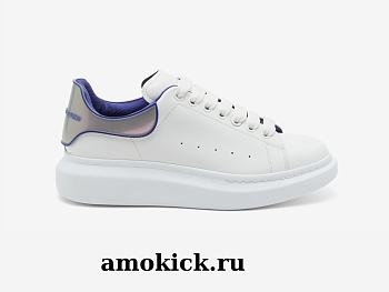 Alexander MC Queen Men's Oversized Sneaker in White/utopian Blue